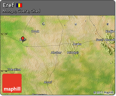 Satellite Map of Eref
