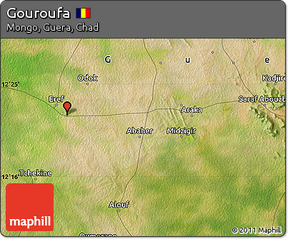 Satellite Map of Gouroufa