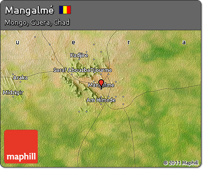 Satellite Map of Mangalmé
