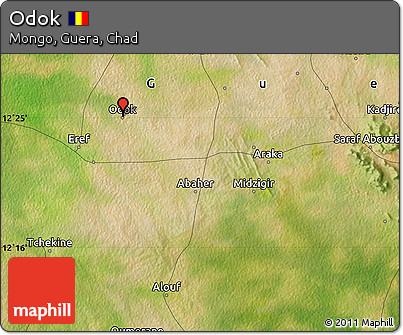 Satellite Map of Odok