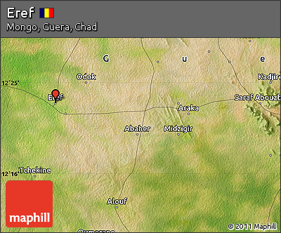 Satellite Map of Eref