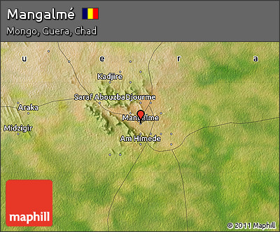 Satellite Map of Mangalmé