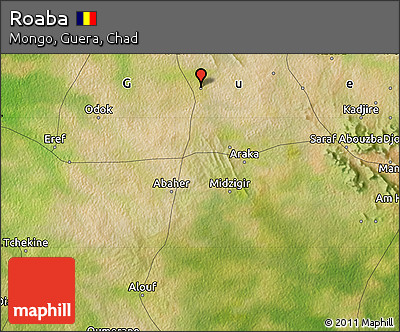 Satellite Map of Roaba