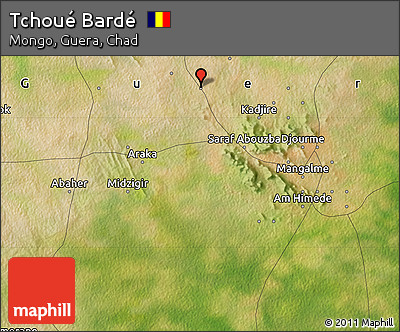 Satellite Map of Tchoué Bardé