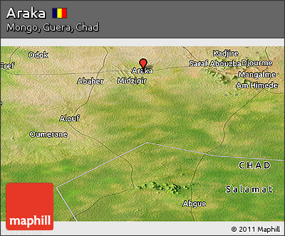 Satellite Panoramic Map of Araka