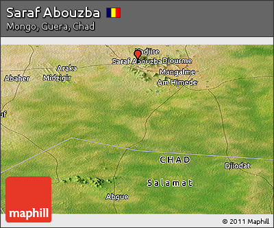 Satellite Panoramic Map of Saraf Abouzba