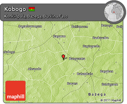 Physical 3D Map of Kobogo