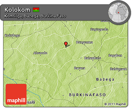 Physical 3D Map of Kolokom