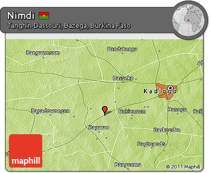 Physical 3D Map of Nimdi
