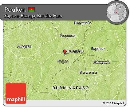 Physical 3D Map of Pouken