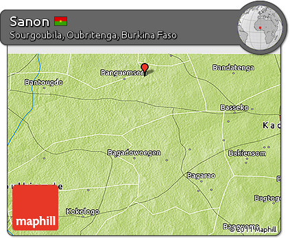 Physical 3D Map of Sanon