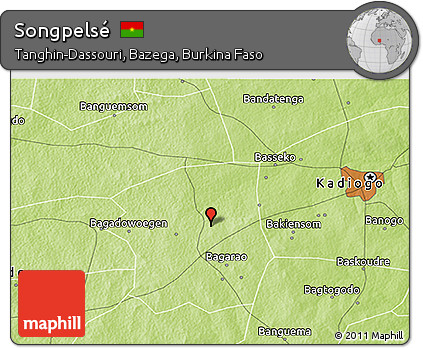 Physical 3D Map of Songpelsé