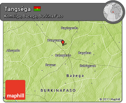 Physical 3D Map of Tangséga