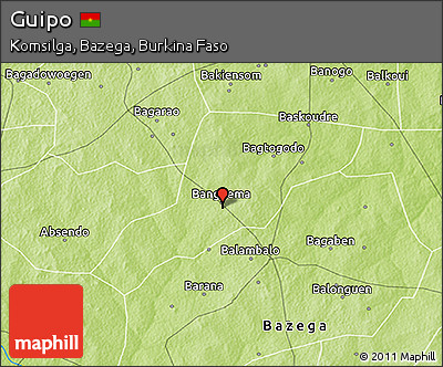 Physical 3D Map of Guipo