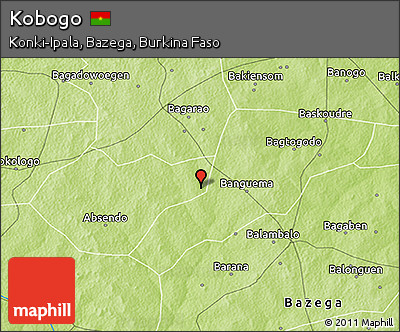 Physical 3D Map of Kobogo