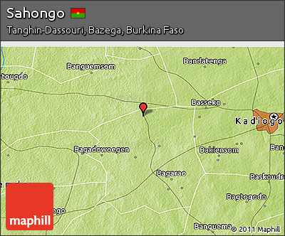 Physical 3D Map of Sahongo