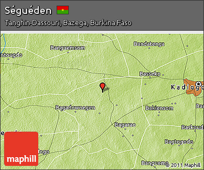 Physical 3D Map of Séguéden