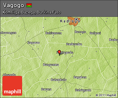 Physical 3D Map of Vagogo