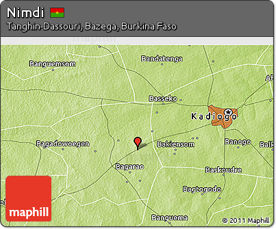 Physical 3D Map of Nimdi