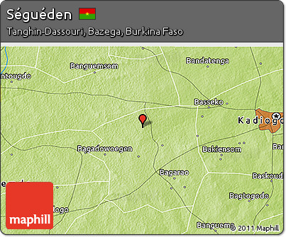Physical 3D Map of Séguéden
