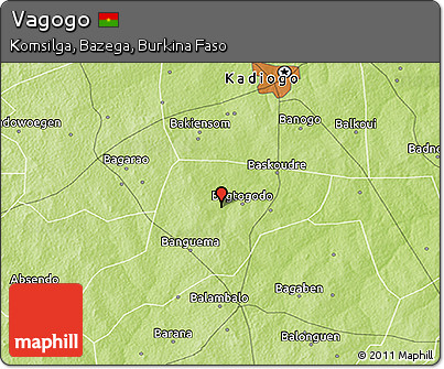 Physical 3D Map of Vagogo
