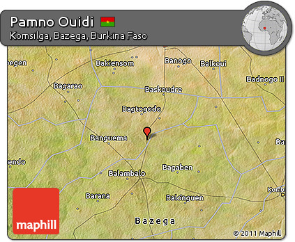 Satellite 3D Map of Pamno Ouidi