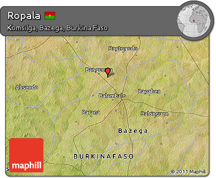 Satellite 3D Map of Ropala