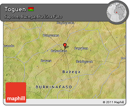 Satellite 3D Map of Toguen
