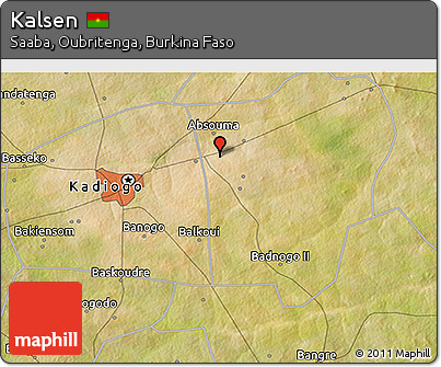 Satellite 3D Map of Kalsen