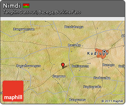 Satellite 3D Map of Nimdi
