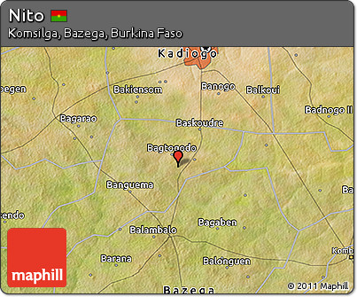 Satellite 3D Map of Nito
