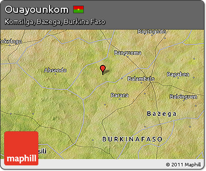 Satellite 3D Map of Ouayounkom