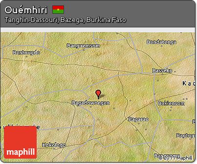 Satellite 3D Map of Ouémhiri