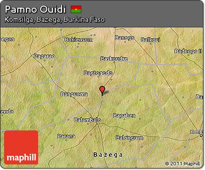 Satellite 3D Map of Pamno Ouidi