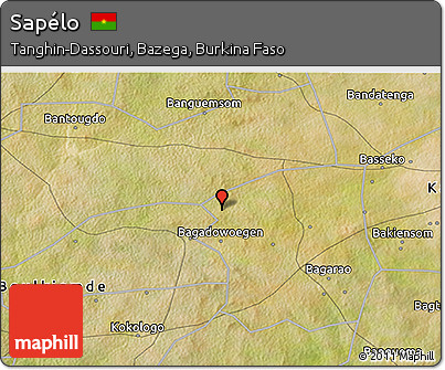 Satellite 3D Map of Sapélo