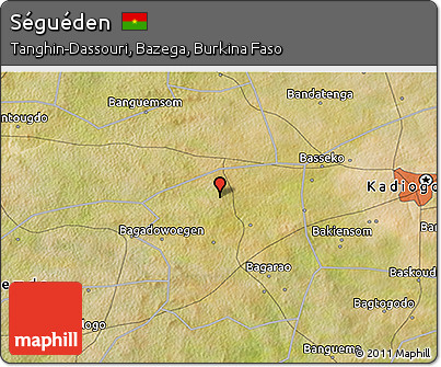 Satellite 3D Map of Séguéden