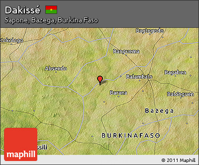 Satellite 3D Map of Dakissé