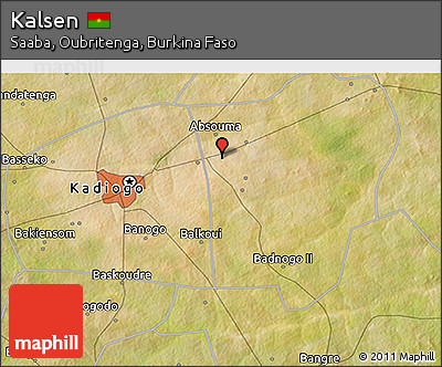 Satellite 3D Map of Kalsen