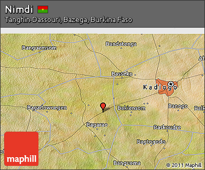 Satellite 3D Map of Nimdi