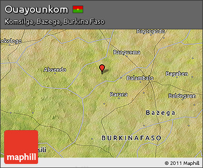 Satellite 3D Map of Ouayounkom