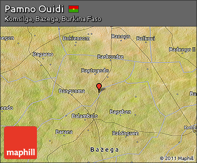 Satellite 3D Map of Pamno Ouidi