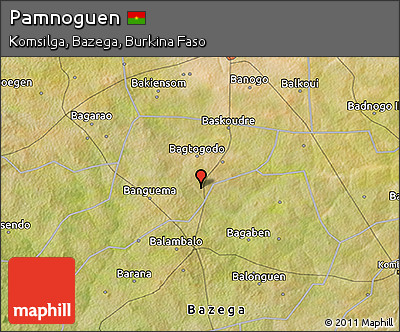 Satellite 3D Map of Pamnoguen