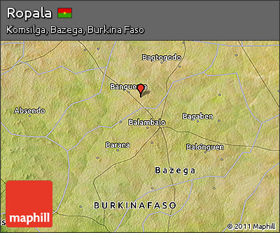 Satellite 3D Map of Ropala