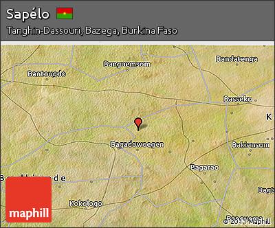 Satellite 3D Map of Sapélo