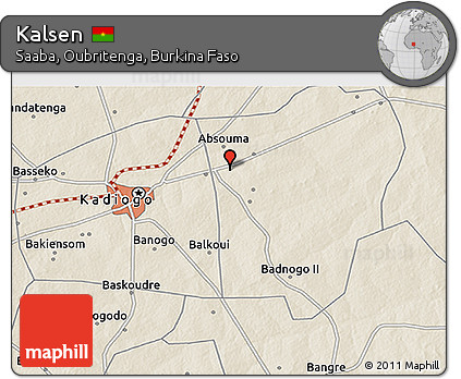 Shaded Relief 3D Map of Kalsen