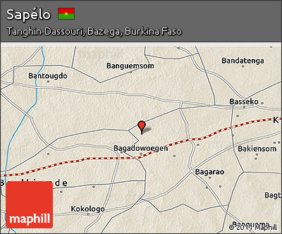 Shaded Relief 3D Map of Sapélo