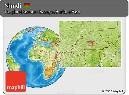 Physical Location Map of Nimdi