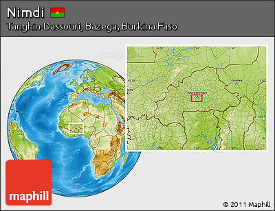 Physical Location Map of Nimdi