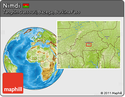 Physical Location Map of Nimdi