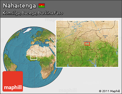 Satellite Location Map of Nahaitenga